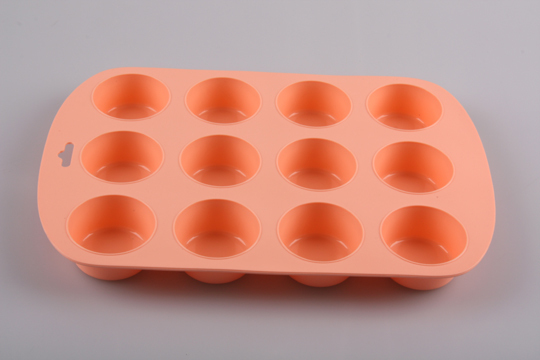 silicone muffin mold | BM027 12 Cup Muffin Cake Pan