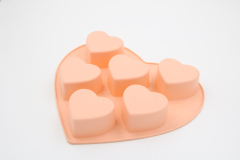 قالب الكعك المصنوع من السيليكون | قالب الكعك على شكل قلب BM028