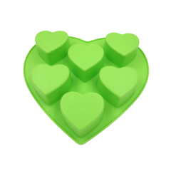 قالب الكعك المصنوع من السيليكون | قالب الكعك على شكل قلب BM028