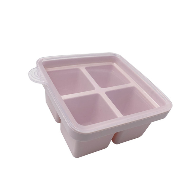 RU017 Food storage tray with lid | silicone tray with lid