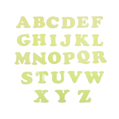 TS012 Silicone Sticky Letter and Numbers Set Educational baby toys | baby silicone toys