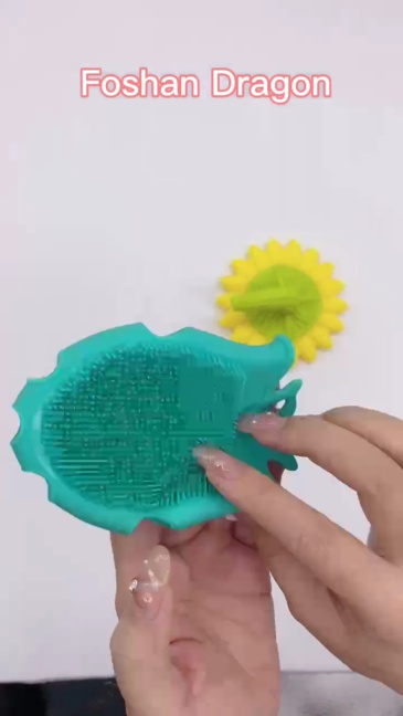 BA003 Brosse en silicone souple pour bébé | brosse en silicone pour bébé