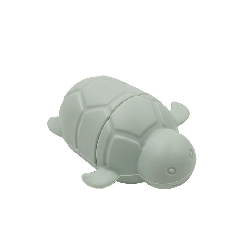 BA009 Silicone bath toys in Tortoise shape