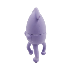 BA018 Badespielzeug aus Silikon in Tintenfischform | Badespielzeug