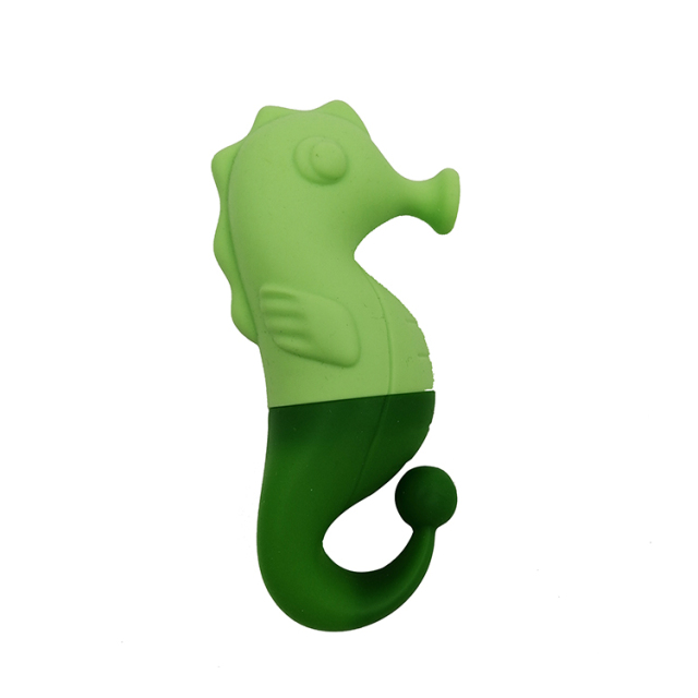 BA014 Silicone bath toys in Seahorse shape | silicone bath toy