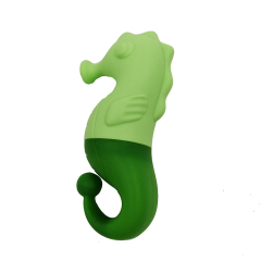 BA014 Silicone bath toys in Seahorse shape | silicone bath toy