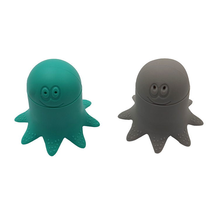 BA007 Silicone bath toys in Octopus shape Swimming Shower Pool Toys for Baby Toddlers Kids Children Boys and Girls
