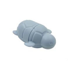 BA009 ألعاب حمام من السيليكون على شكل سلحفاة