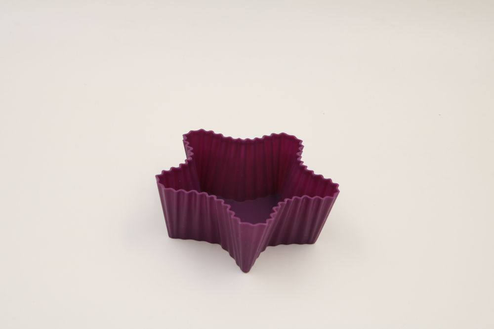 BM033 Star shape cup cake mould | silicone cake mould