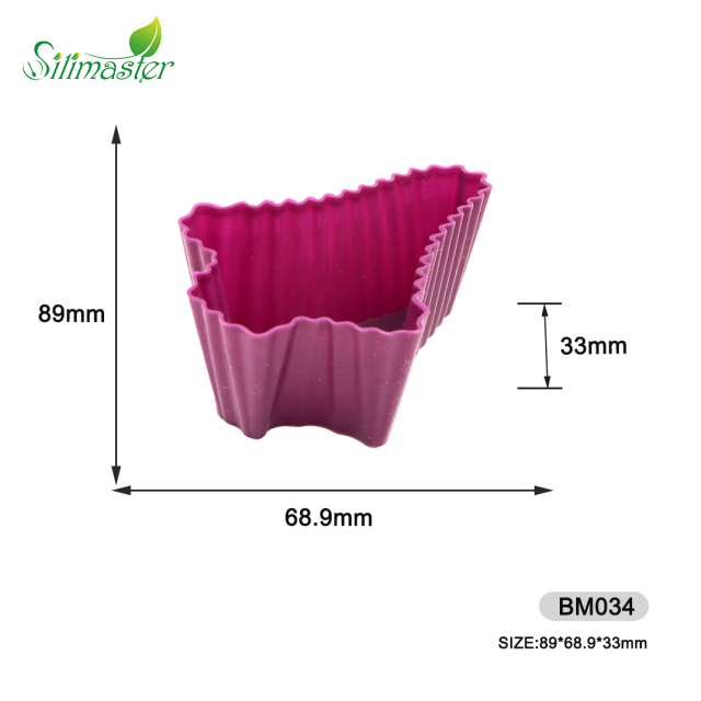 BM034 Tree shape cup cake mould | silicone cake mould