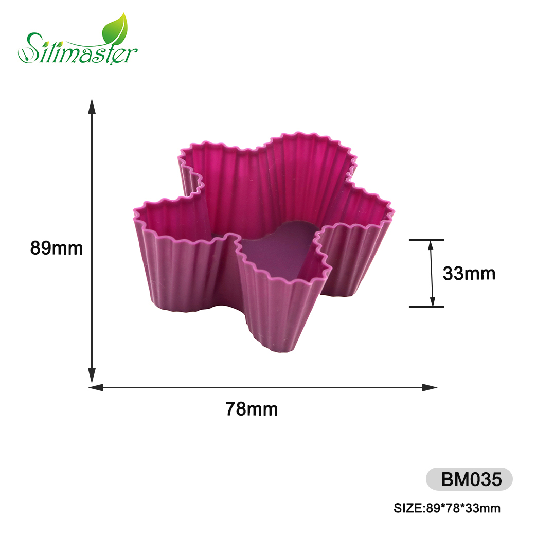BM035 Gingerman shape cup cake mould | silicone cake mould