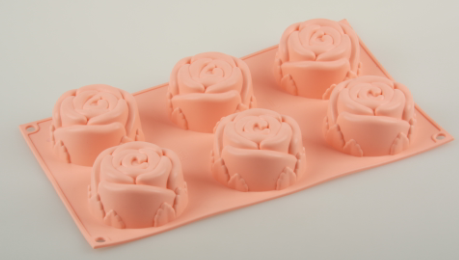 BM043 Rose cake mould | silicone cake mould