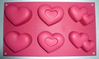 قالب كيك سيليكون | قالب كيك على شكل قلب BM049