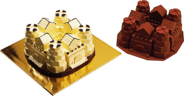 Silikon-Kuchenform | BM052 Schloss-Kuchenform