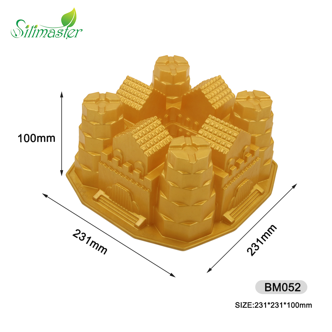silicone cake mould | BM052 Castle Cake Mould