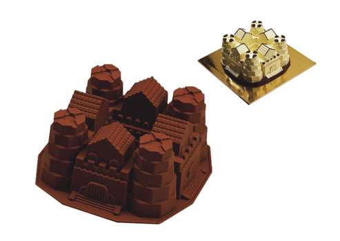 silicone cake mould | BM052 Castle Cake Mould
