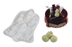 BM060 Schneemann-Muffinform | Silikon-Muffinform