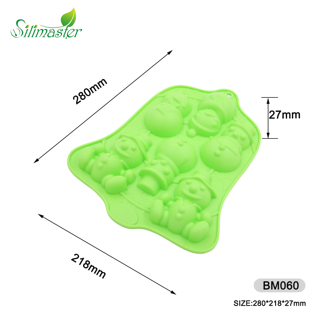 BM060 Snowman Muffin Mould | silicone muffin mold