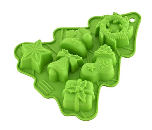 BM061 Christmas Tree Muffin Mould | silicone muffin mold