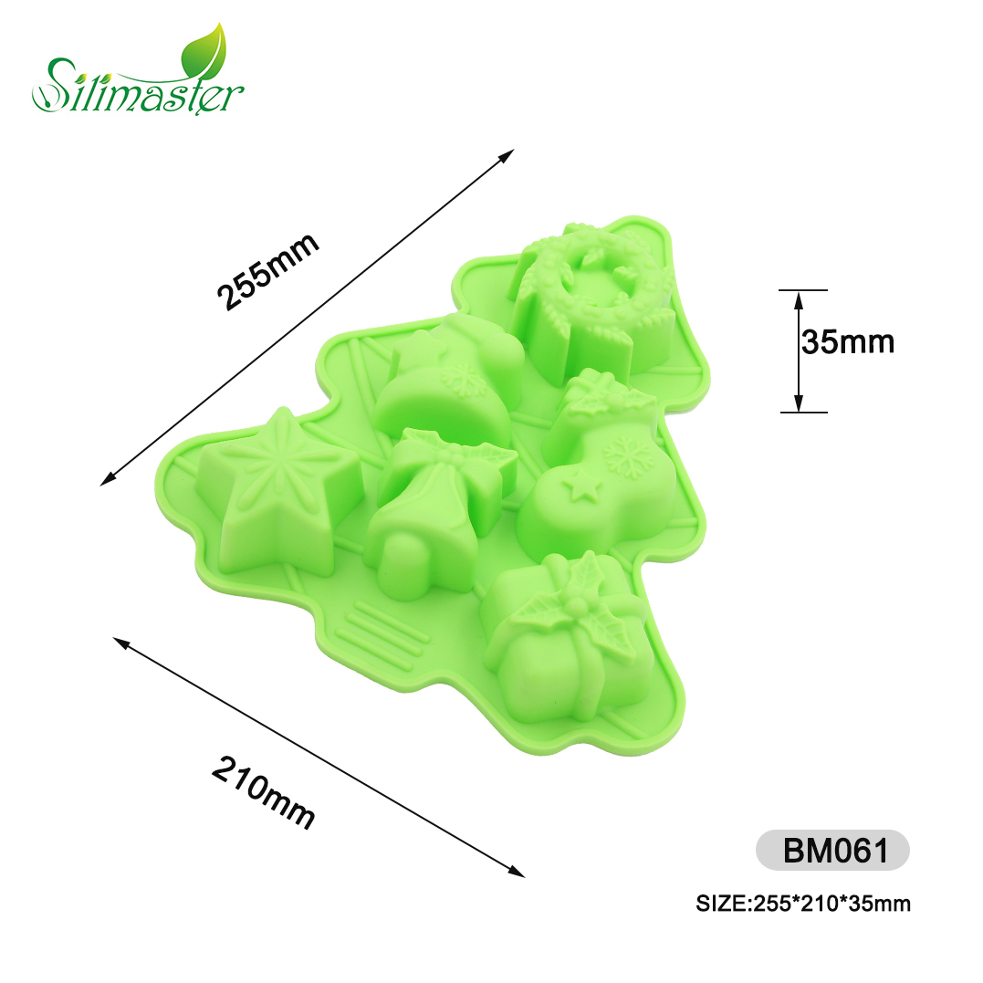 BM061 Christmas Tree Muffin Mould | silicone muffin mold