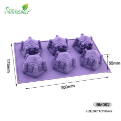 BM062 Pentagon-Muffinform | Silikon-Muffinform