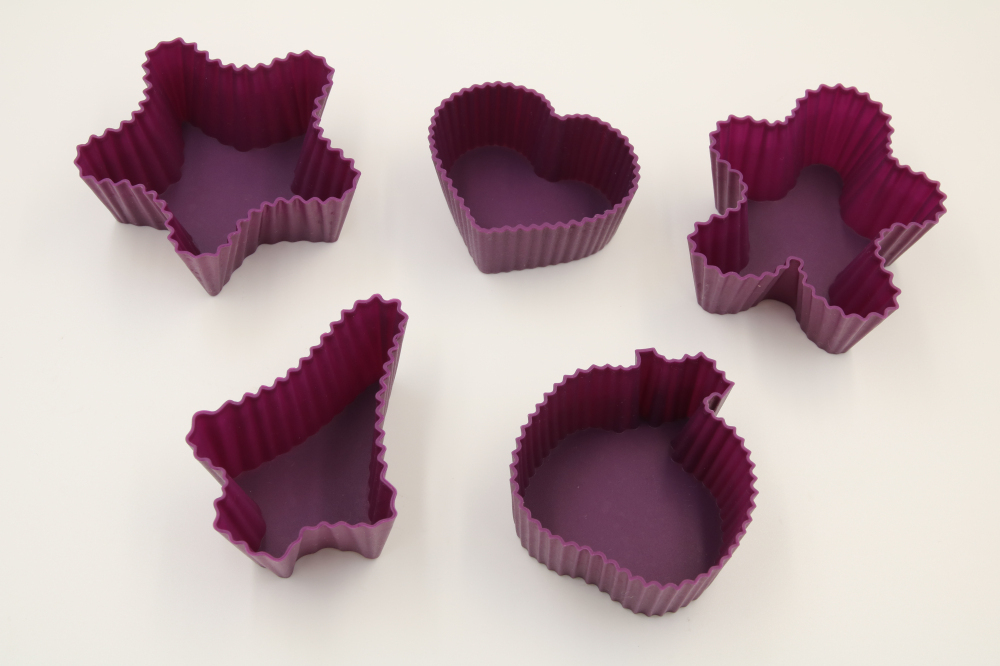 BM032 Apple shape cup cake mould | silicone cake mould