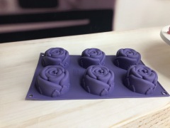 BM043 Rosenkuchenform | Silikonkuchenform