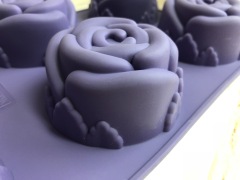 BM043 Rosenkuchenform | Silikonkuchenform