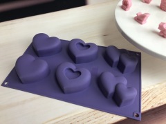 قالب كيك سيليكون | قالب كيك على شكل قلب BM049