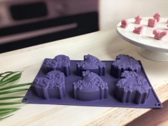 BM064 Sonnenblumen-Kuchenform | Silikon-Kuchenform im Herd