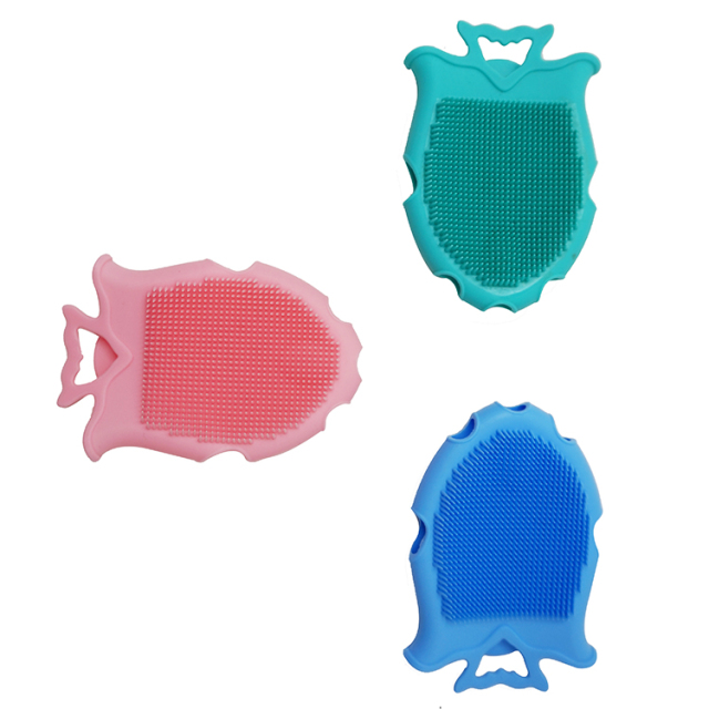 BA003 Brosse en silicone souple pour bébé | brosse en silicone pour bébé