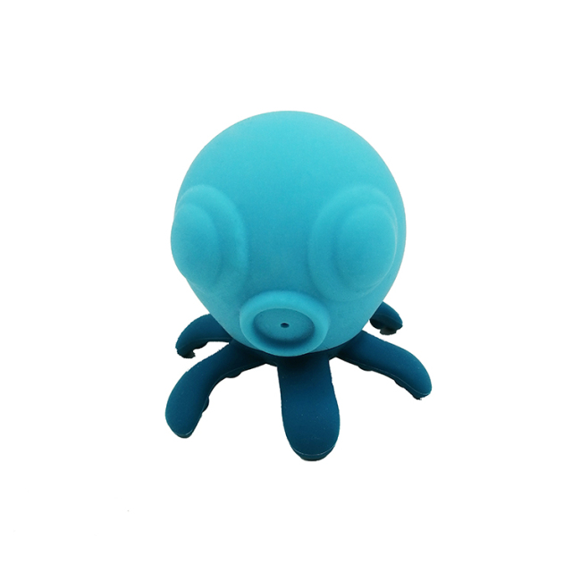 BA015 ألعاب حمام سيليكون على شكل أخطبوط | لعبة حمام سيليكون