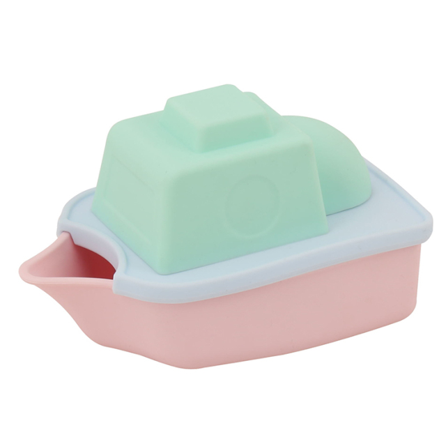 BA013 Bateau flottant | jouet de bain en silicone