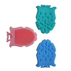 BA003 Silicone soft baby brush | silicone brush baby