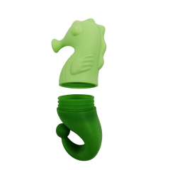 BA014 Silicone bath toys in Seahorse shape | silicone bath toy