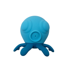 BA015 ألعاب حمام سيليكون على شكل أخطبوط | لعبة حمام سيليكون