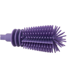 UT115 Silicone Bottle Brush Cleaner BPA Free - Long Handle Baby Bottle Cleaner Nipple Brush Ideal for Glass & Plastic Water Bottles | silicone brush