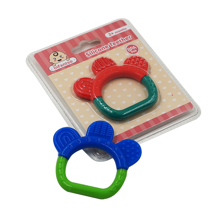 BT009 Ring-Bell Shape Teether | silicone teether