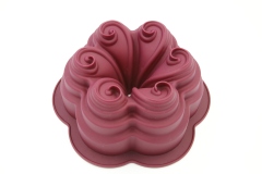 BM066 Flower Cake Mould | silicone cake mould in oven