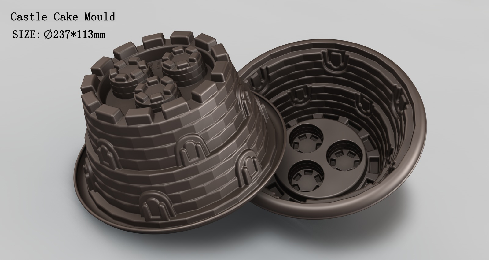 BM067 Castle Cake Mould | silicone cake mould