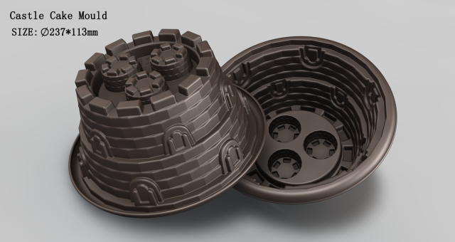 قالب كيك على شكل قلعة BM067 | قالب كيك سيليكون
