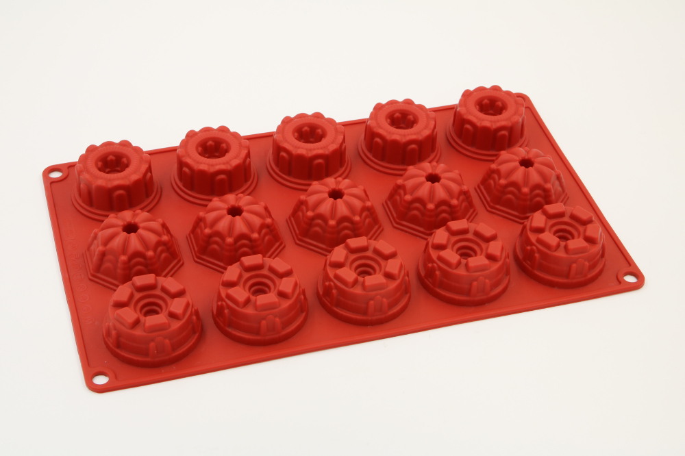 silicone muffin mold | BM070 Castle Muffin Mould