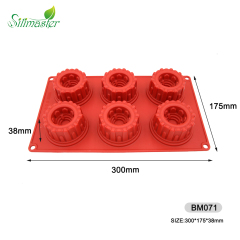 silicone cake mould | BM071 Castle Cake Mould