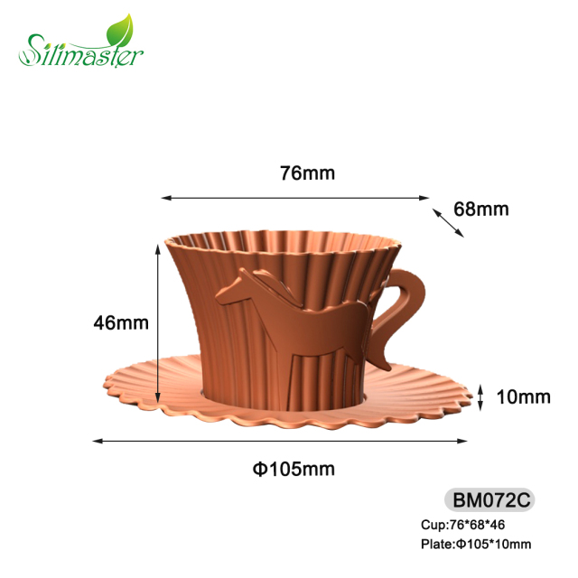 Moule à gâteau en silicone BM072C/BM072B/BM072A pour cheval/écureuil/éléphant