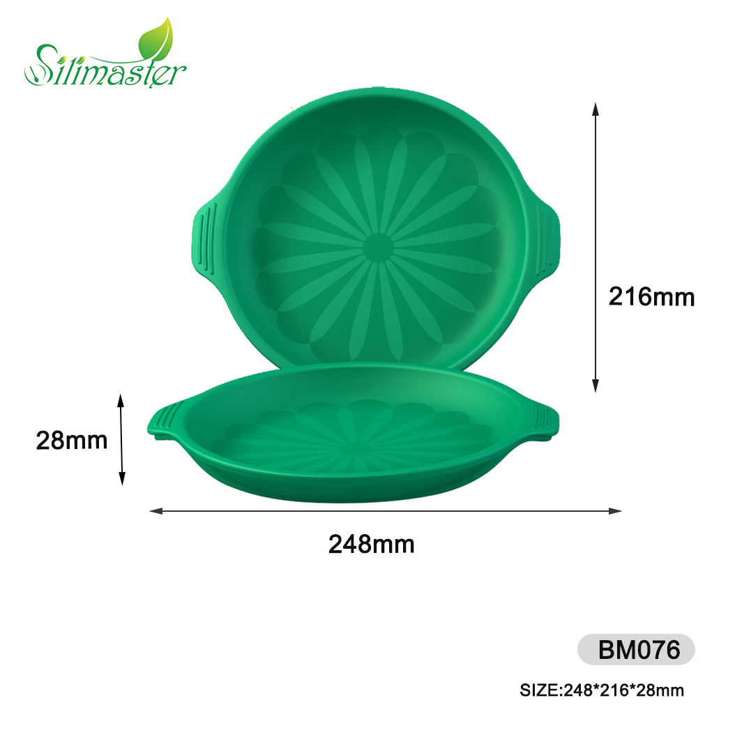 silicone pans | BM076 Pizza Pan Without Hole