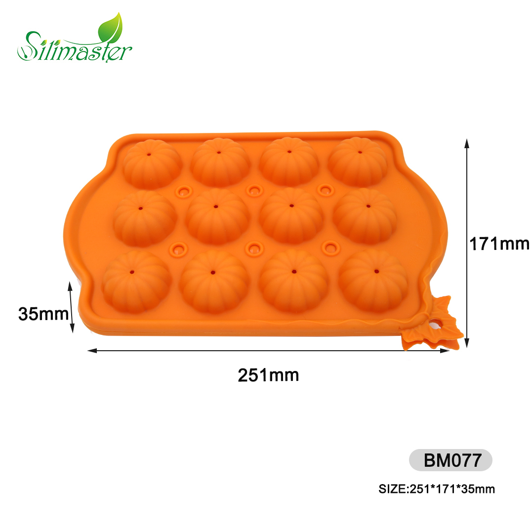 BM077 Pumpkin cake pop mould | silicone cake mould