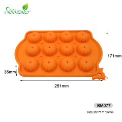 Moule à cake pops à la citrouille BM077 | moule à gâteau en silicone