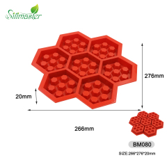 BM080 Honeycomb Waffle Cake Mould | silicone cake mould