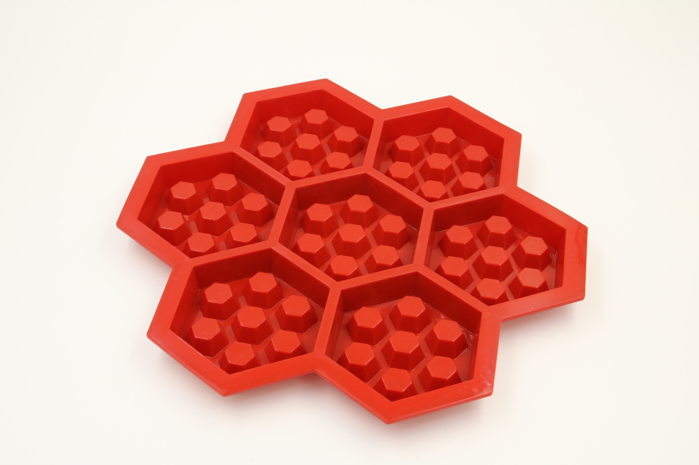 BM080 Honeycomb Waffle Cake Mould | silicone cake mould