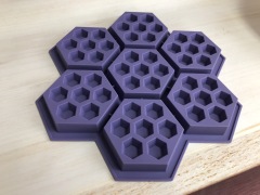 BM080 Honeycomb Waffle Cake Mould | silicone cake mould